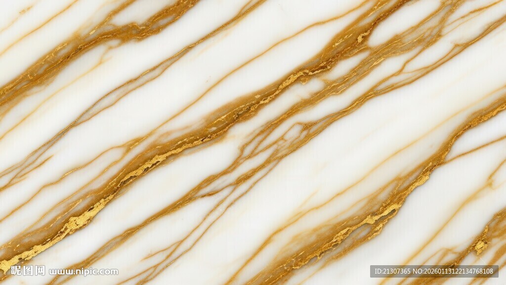 金色大理石纹理图案