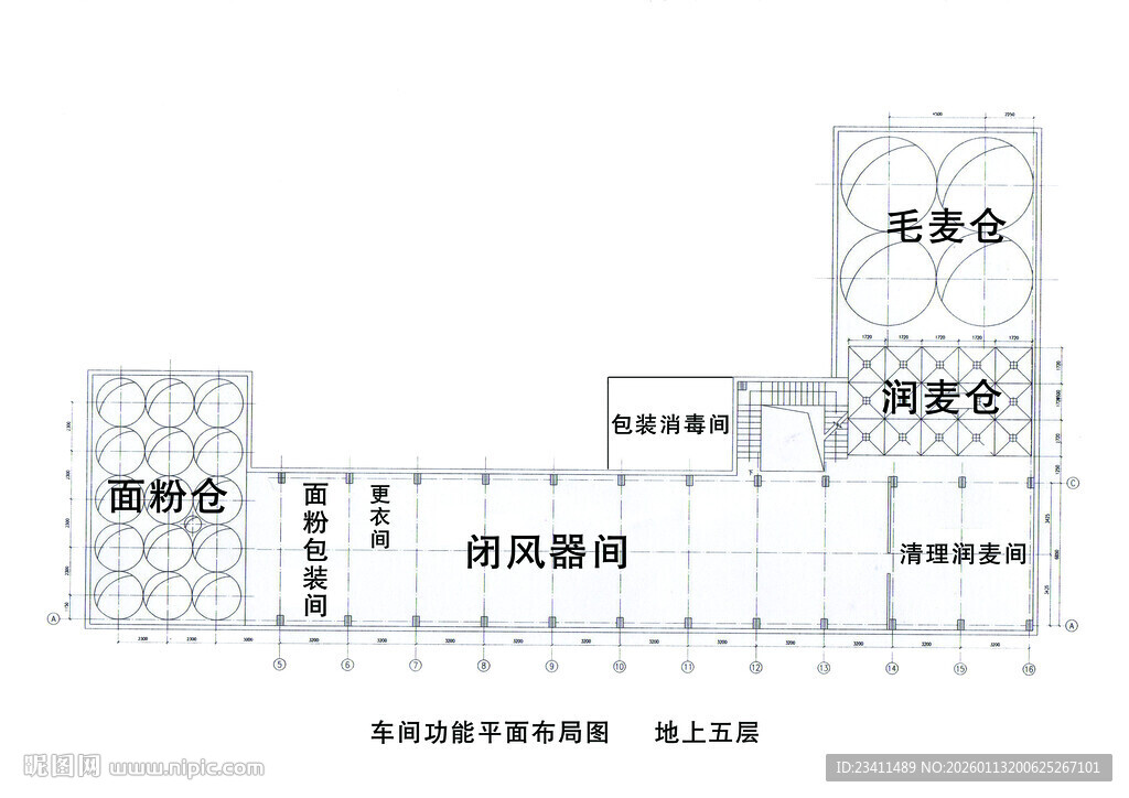 车间功能平面布局图