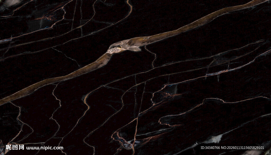 高清黑色奢石大理石纹