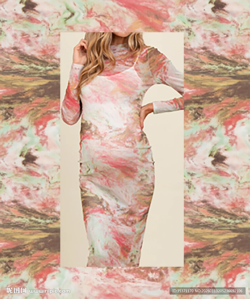 梦幻粉色抽象艺术纹理