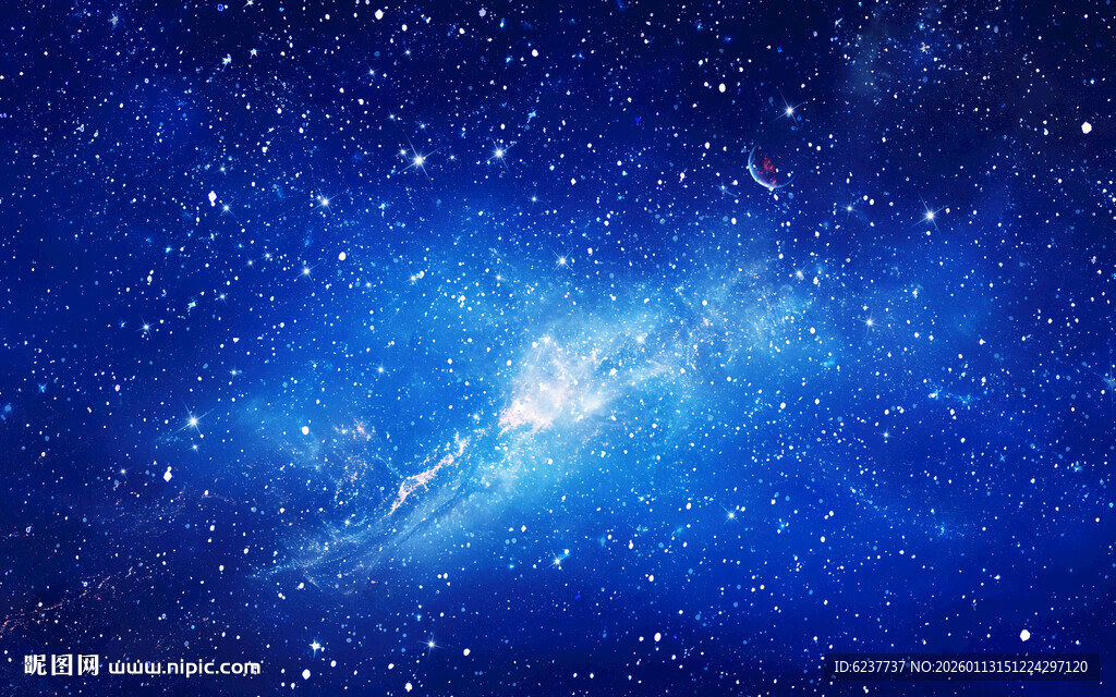 蓝色星空顶星空软膜灯箱