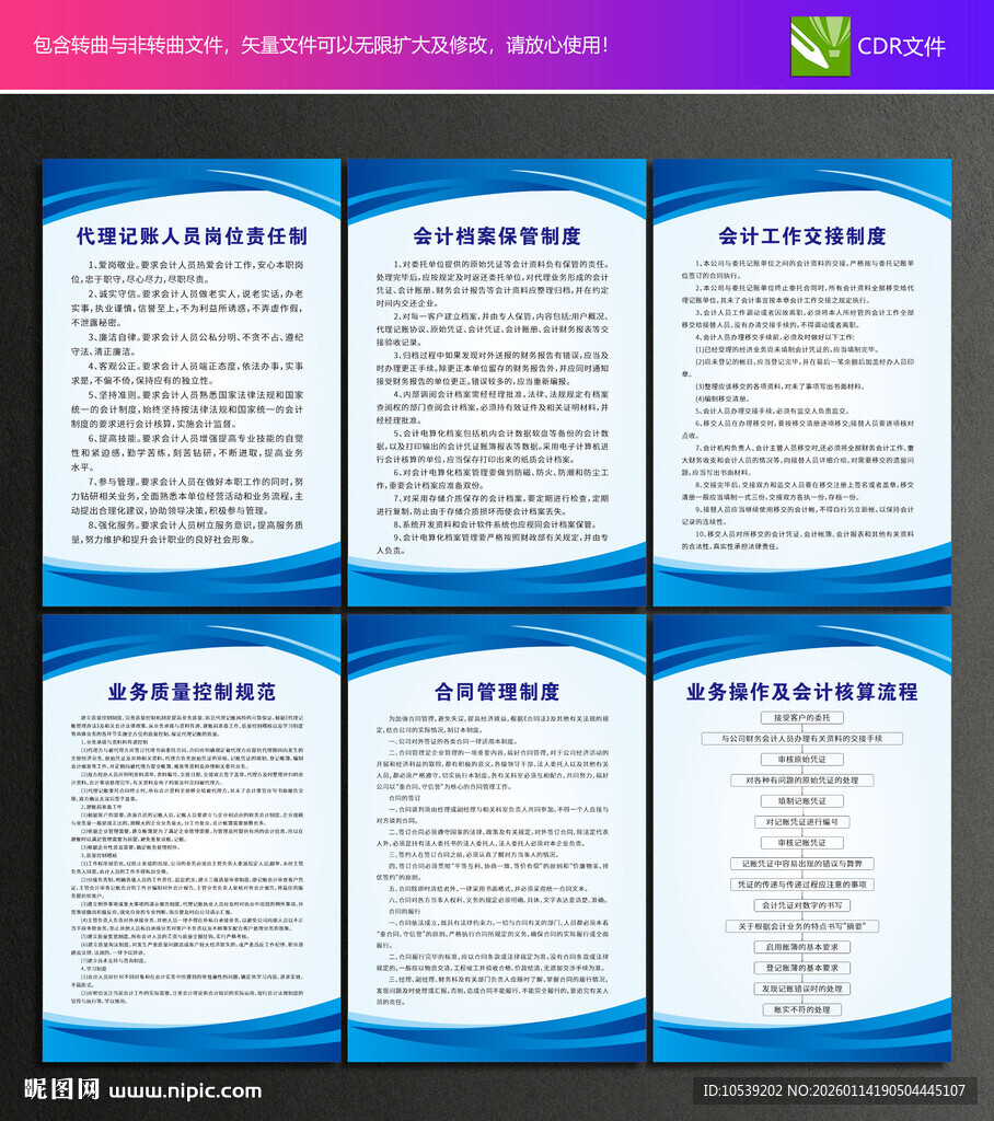 代理记账会计制度