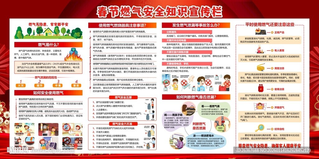 春节燃气安全知识
