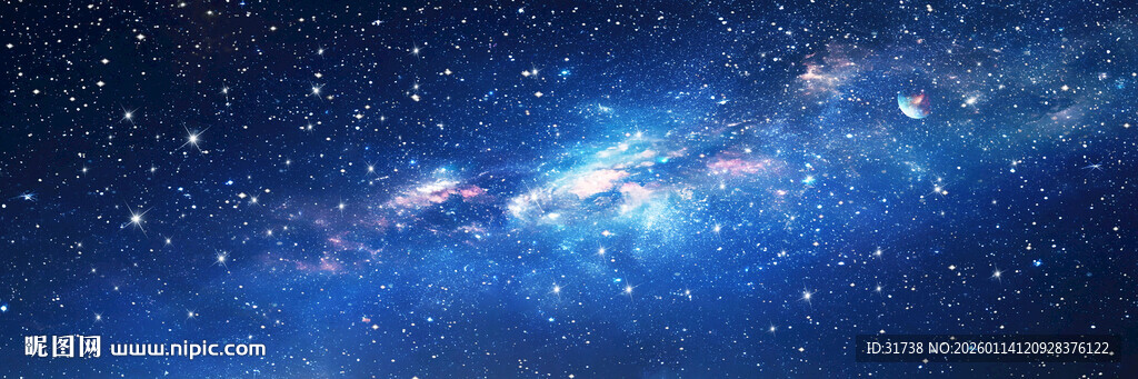 巨幅宇宙星空天花软膜灯箱