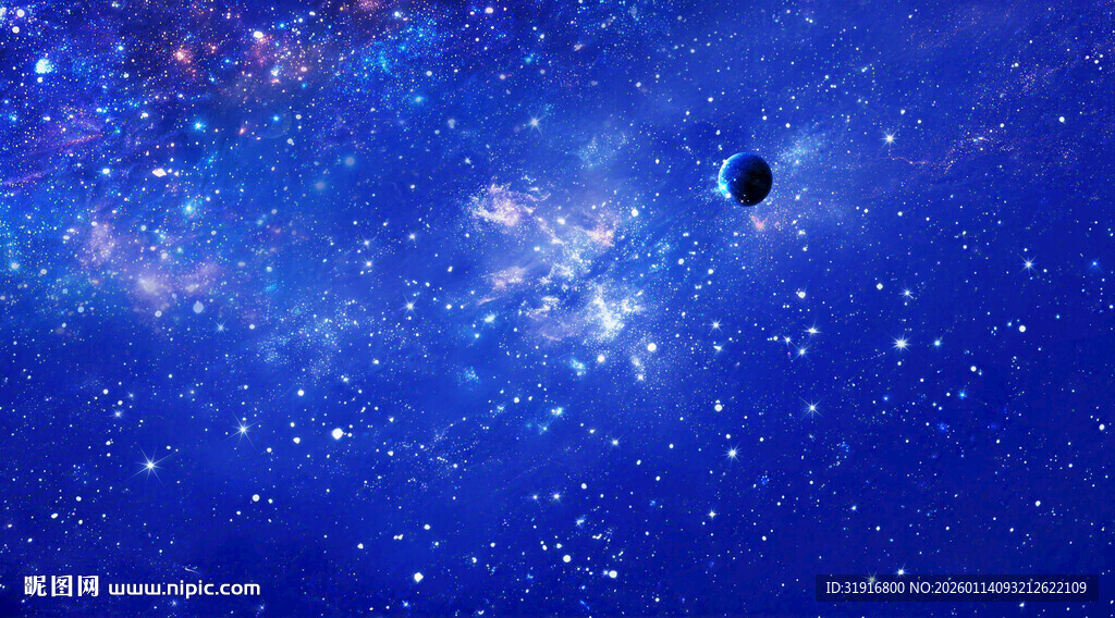 巨幅宇宙星空背景