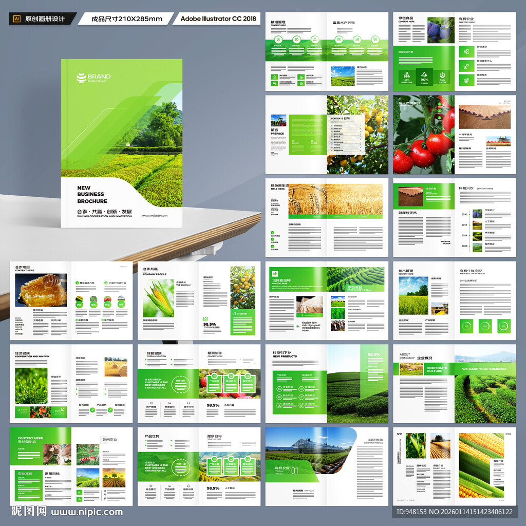 农业合作社画册