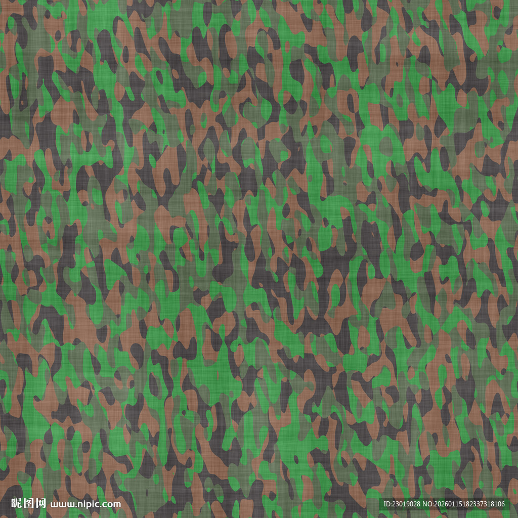 绿色迷彩图案纹理