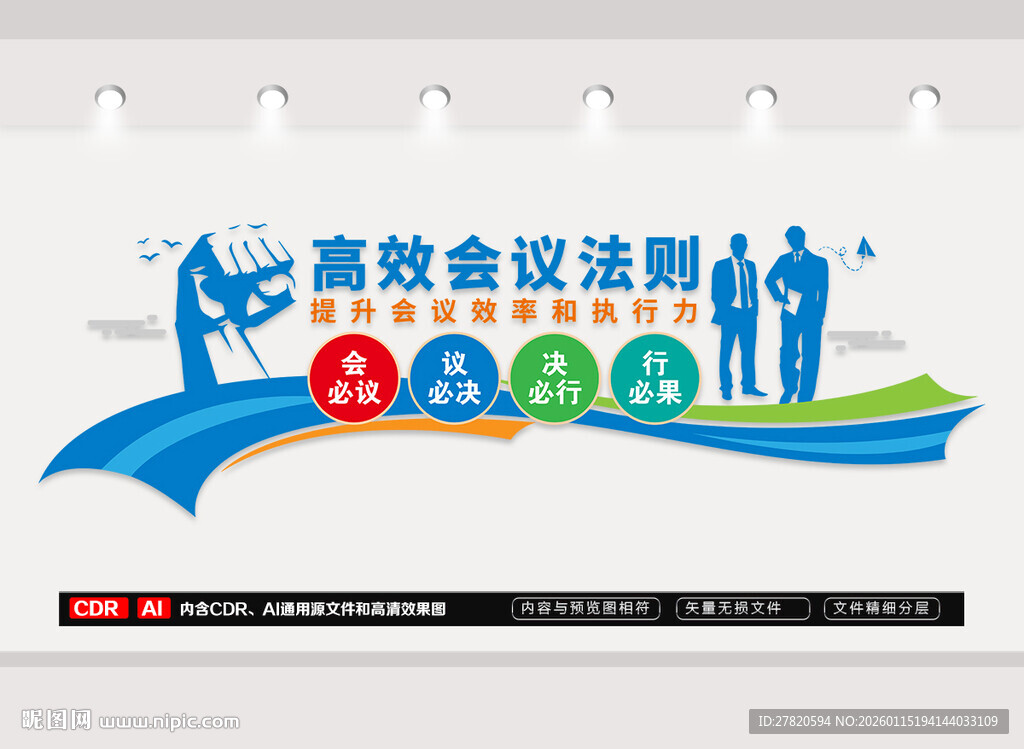 会议法则文化墙