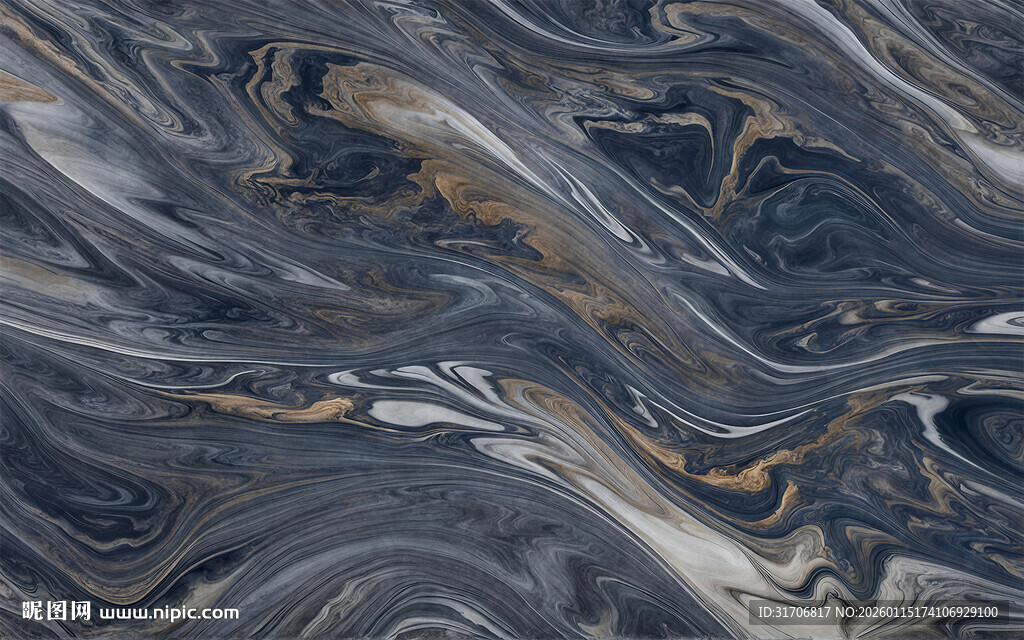 高端蓝灰色大理石