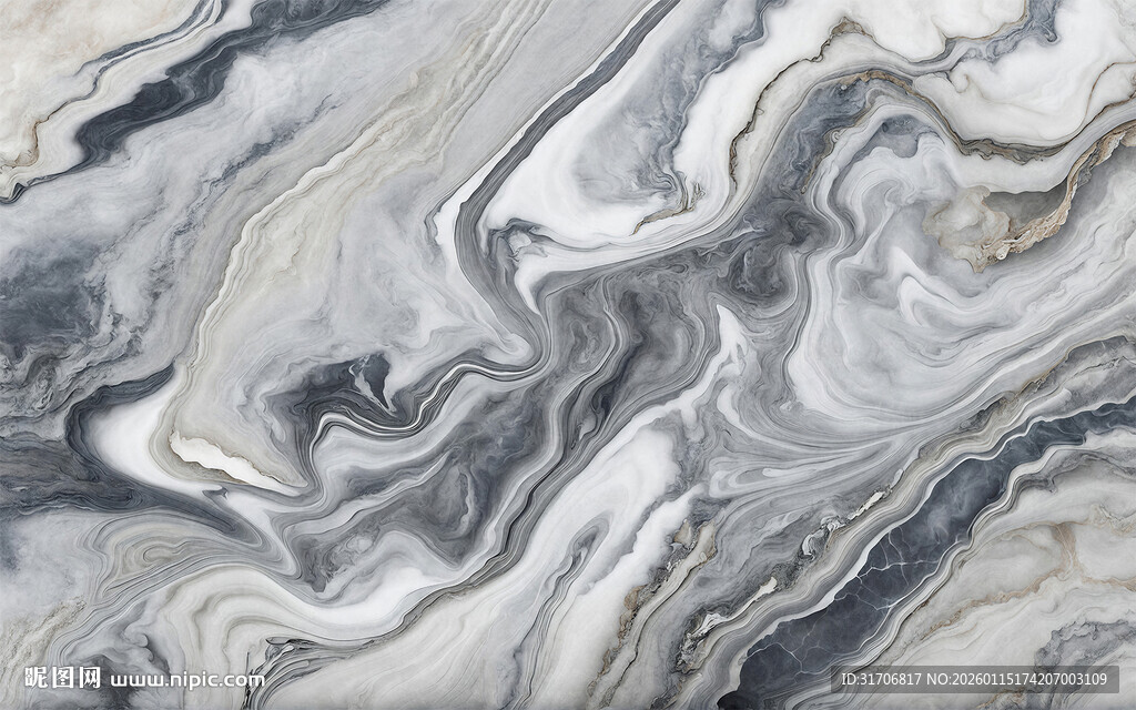 灰色流水纹大理石