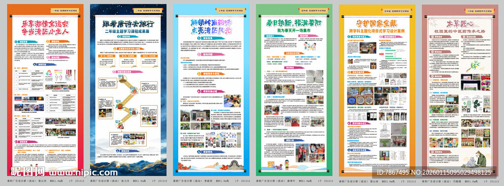 学校变革教学方式介绍展板