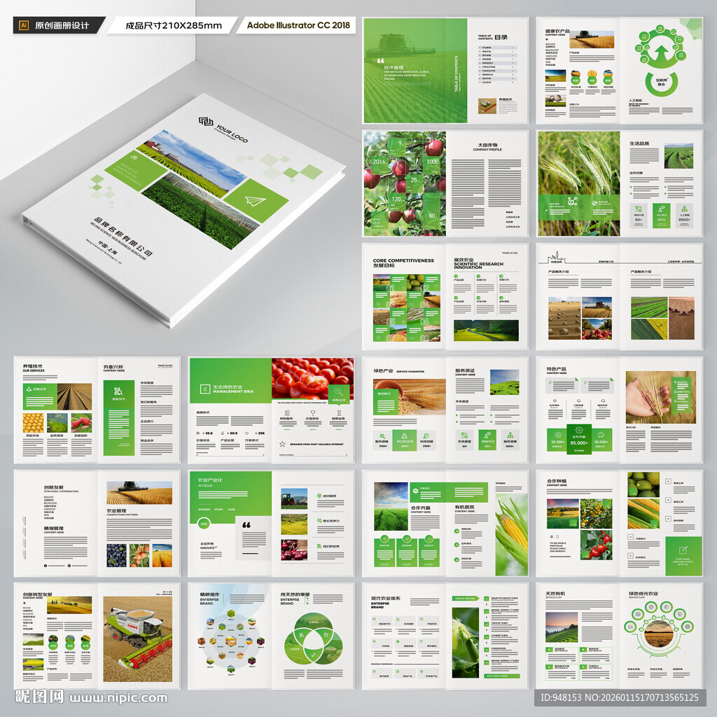 农产品画册
