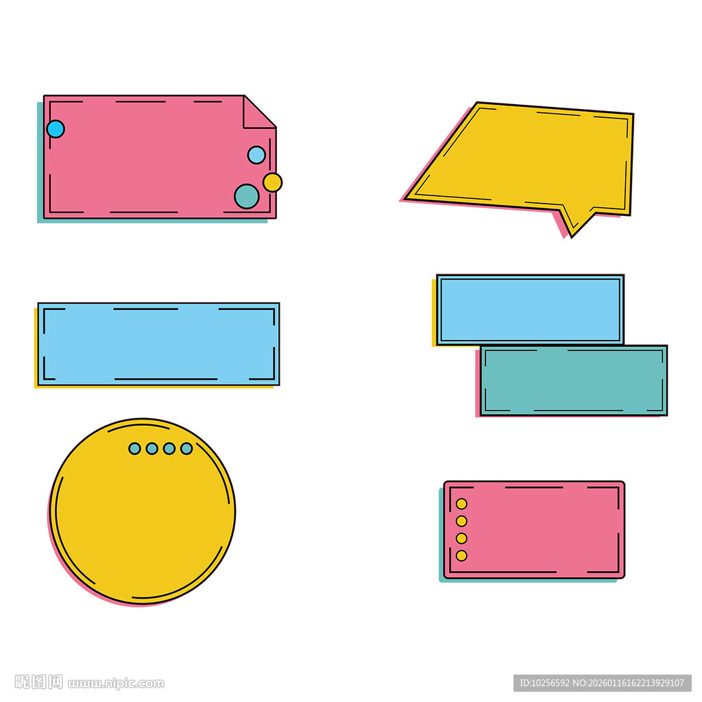 孟菲斯风格标题栏