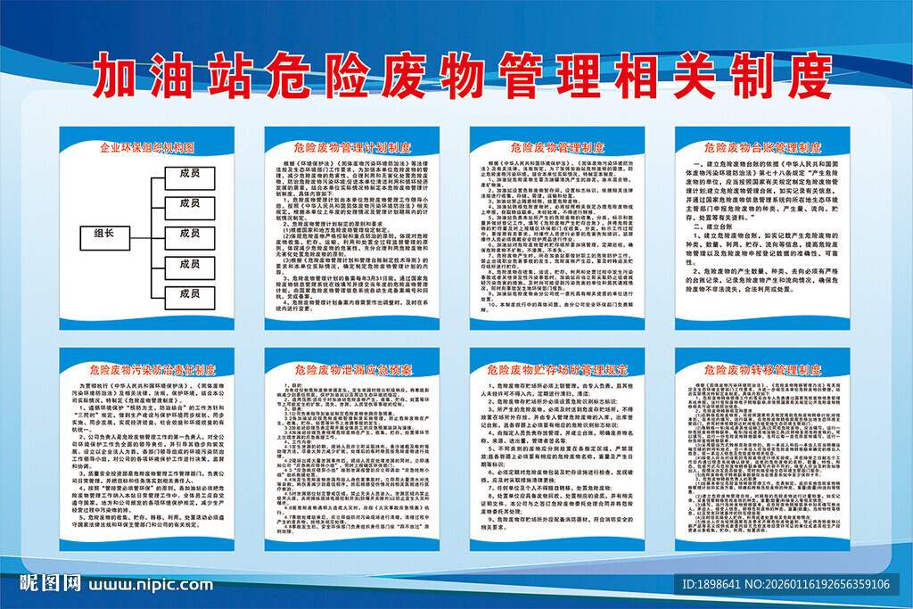 加油站危险废物管理相关制度