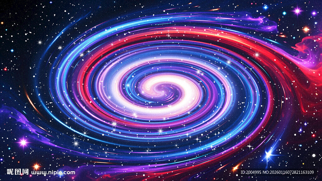炫彩星空漩涡宇宙