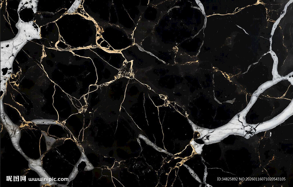 黑金大理石纹理