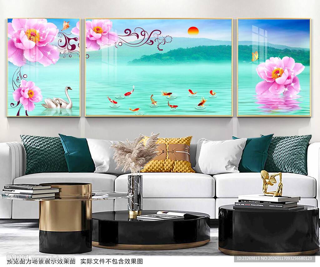 客厅三联装饰画