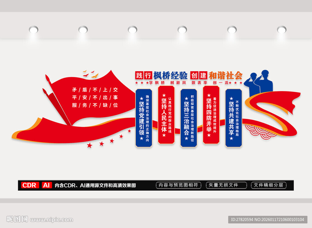 枫桥经验文化墙