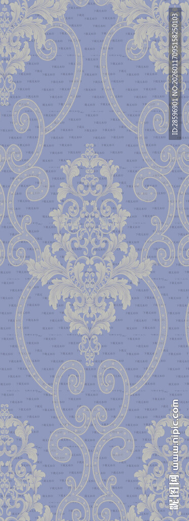 淡紫色花纹壁纸图案