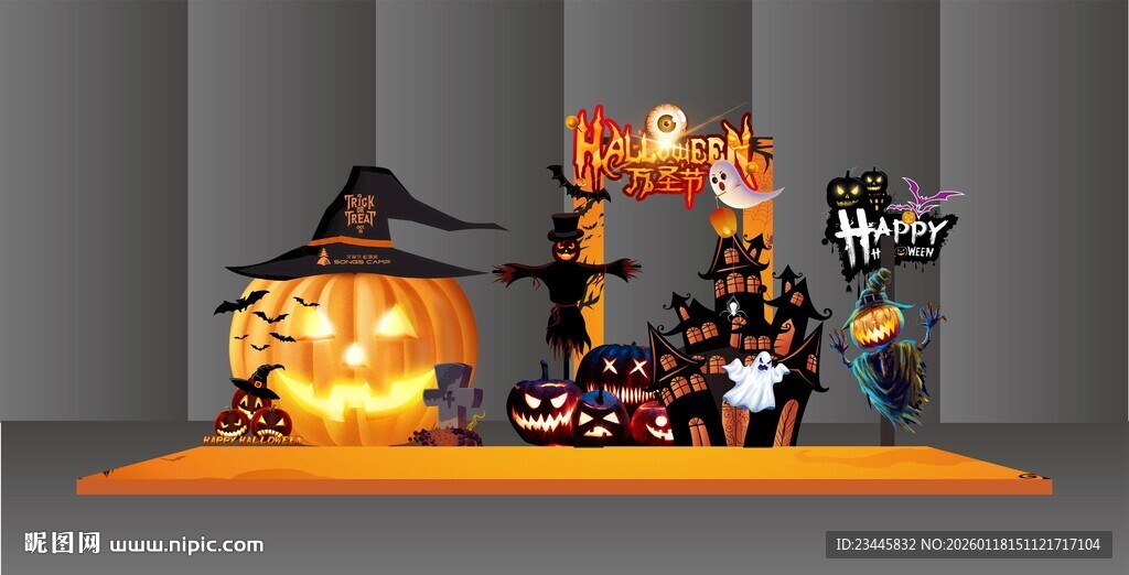 万圣节装饰摆件