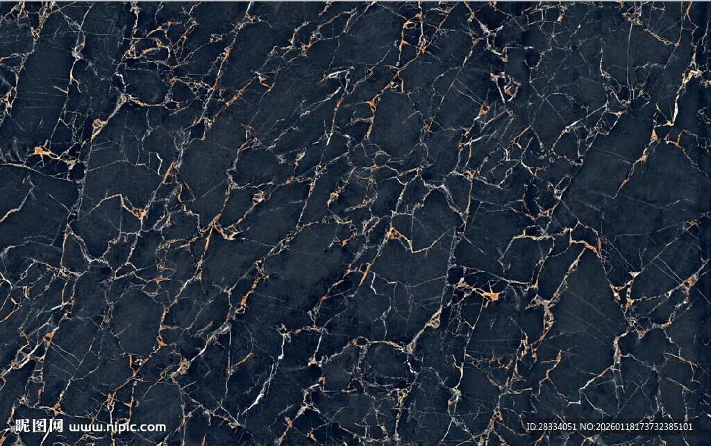 黑金花纹理大理石图案