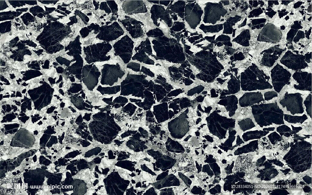 黑白碎石大理石石纹