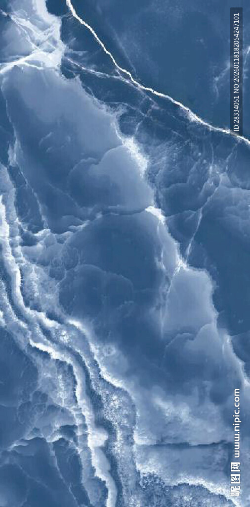 蓝色大理石纹理图案