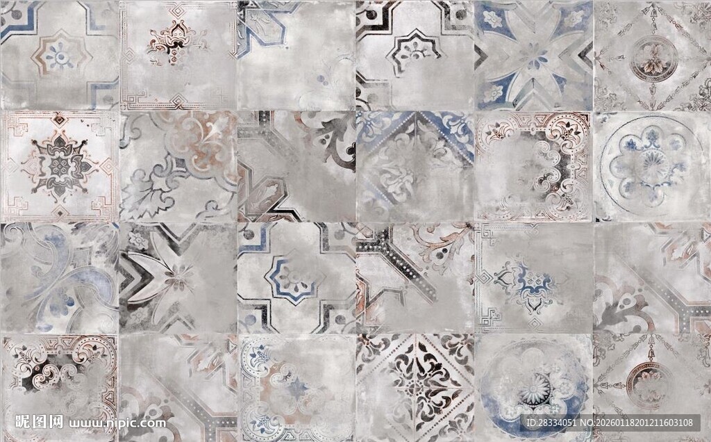 欧式复古花纹大理石石纹