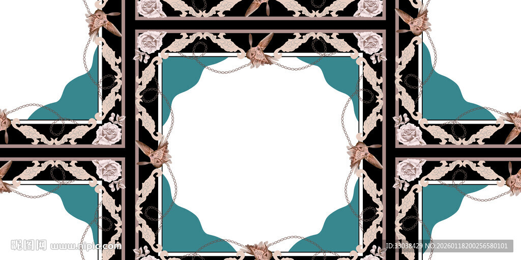 几何图案装饰边框设计