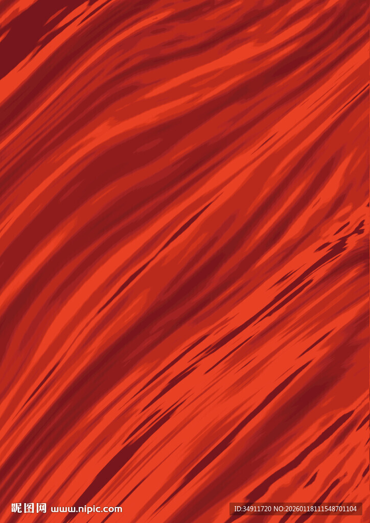 红色波纹纹理背景图