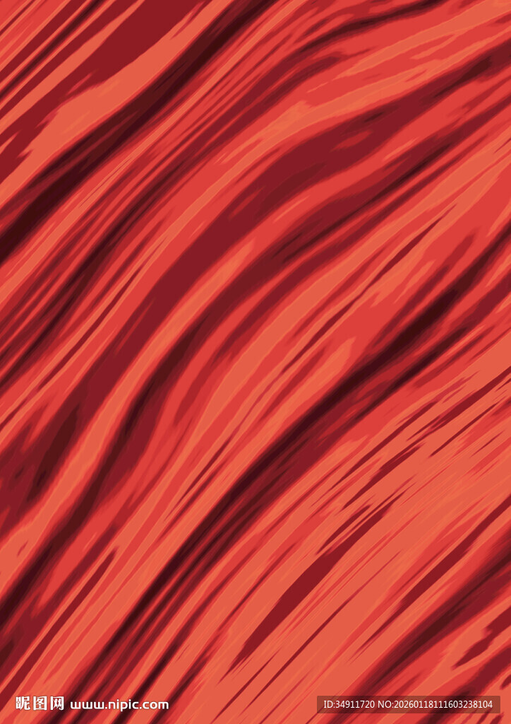 红色动感波纹纹理背景