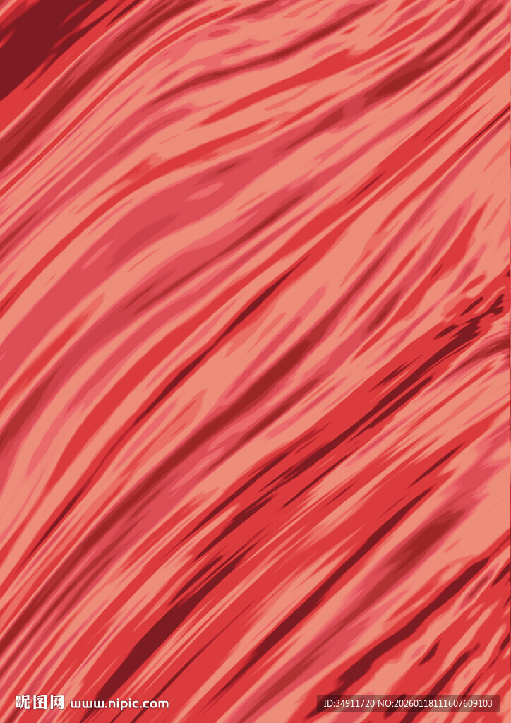 红色波纹纹理布料