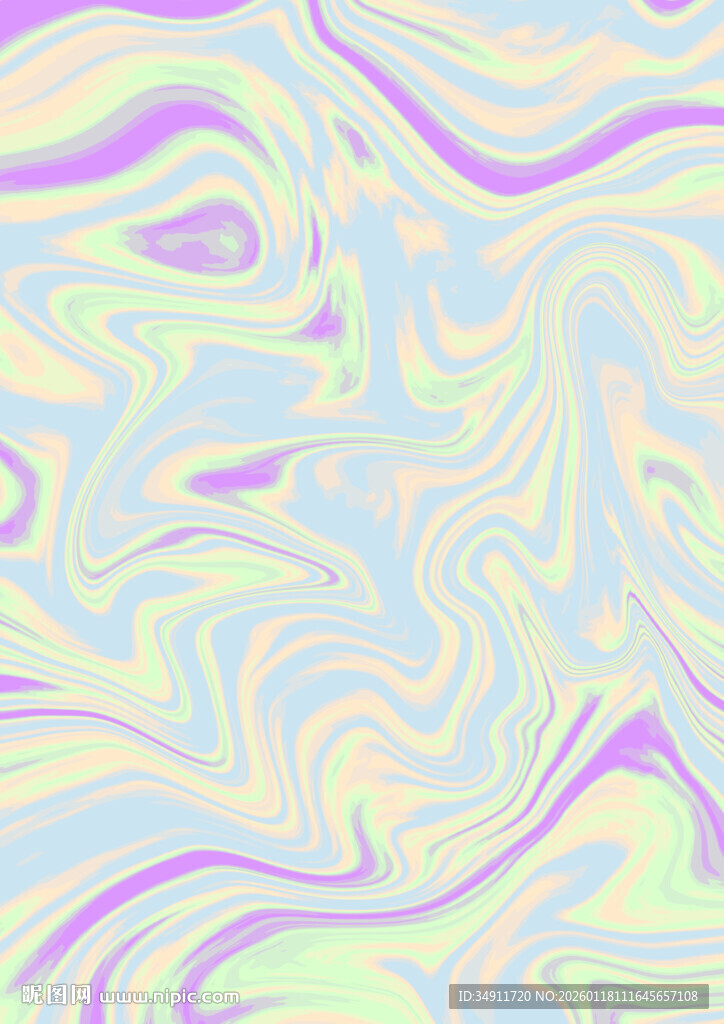 梦幻渐变流体纹理背景