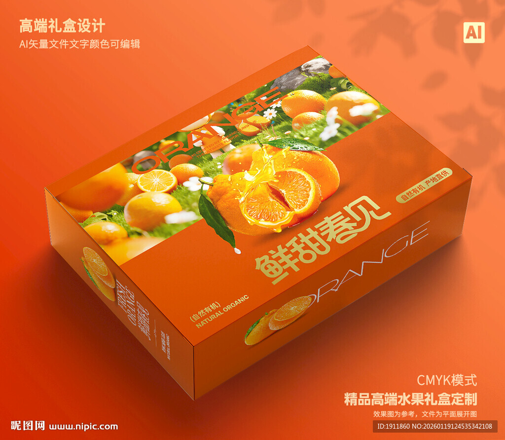 春见礼盒 桔子包装