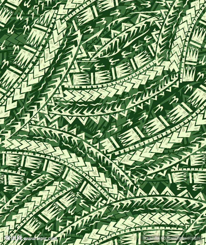 绿色几何图案纹理背景