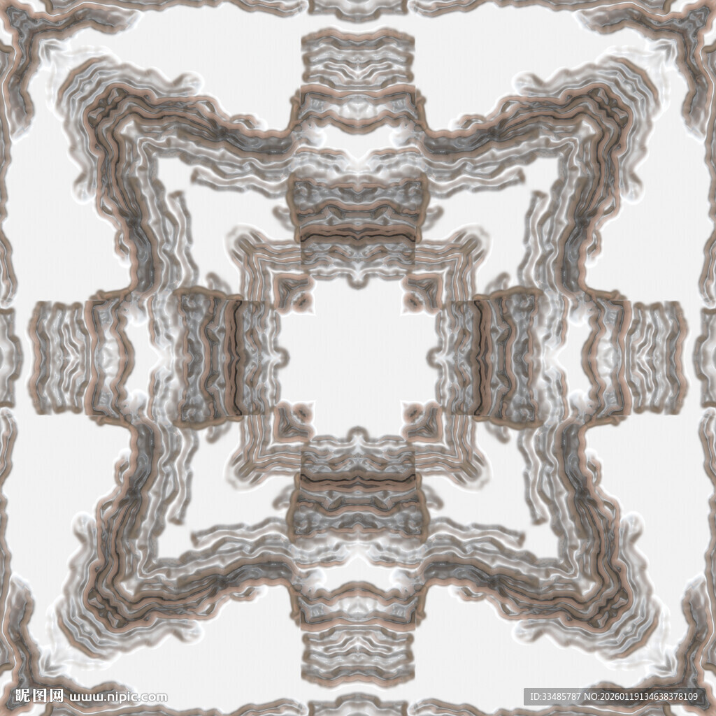 简约对称大理石瓷砖图案