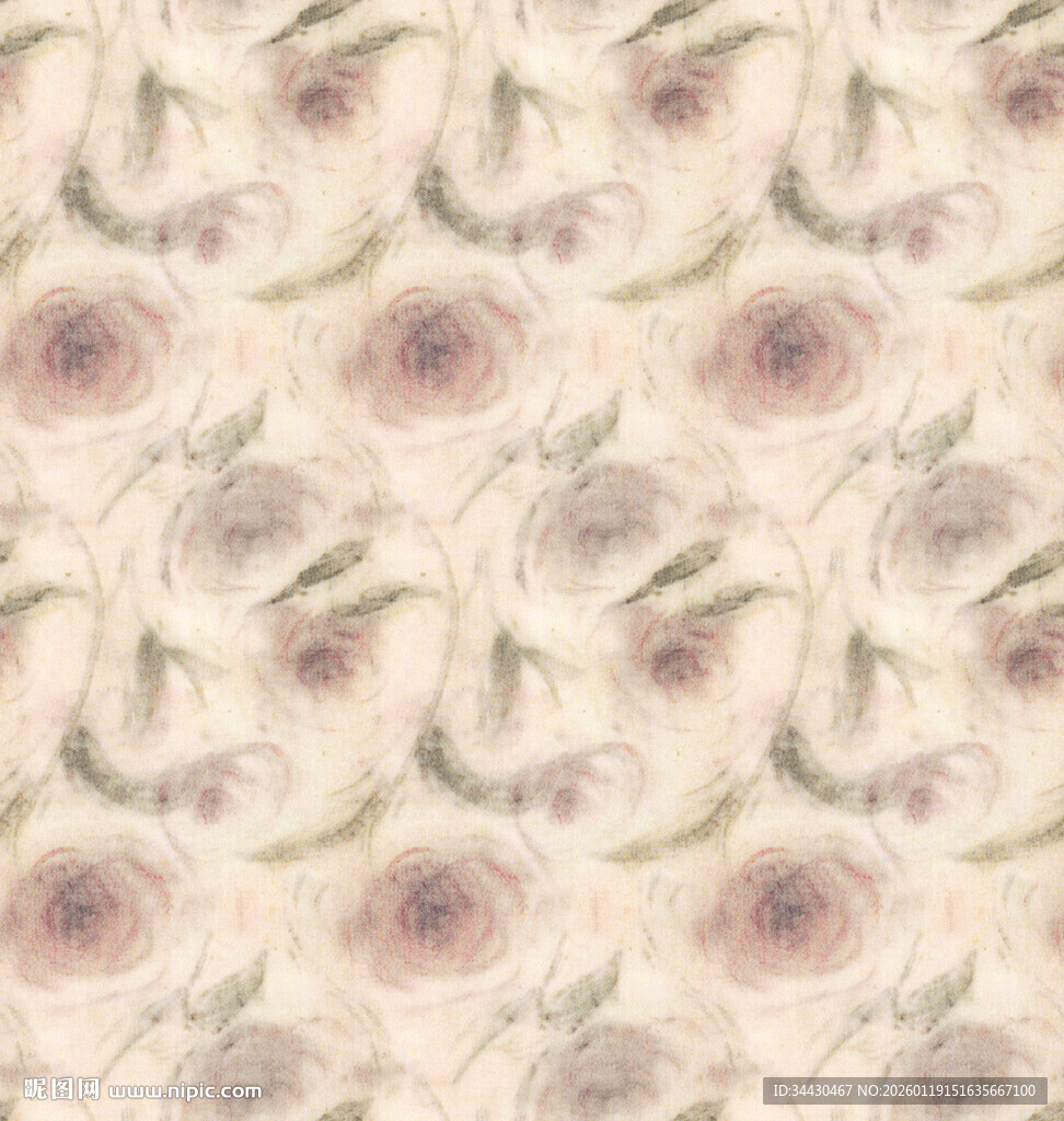 淡粉花卉图案纹理背景