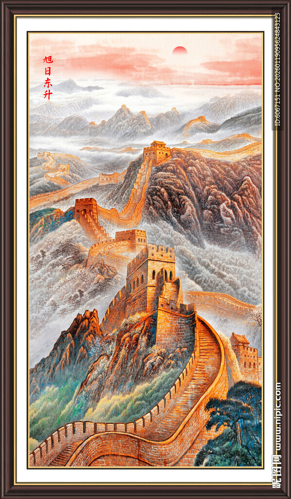 长城玄关装饰画