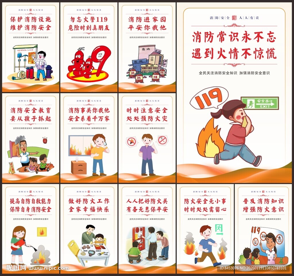 消防安全展板