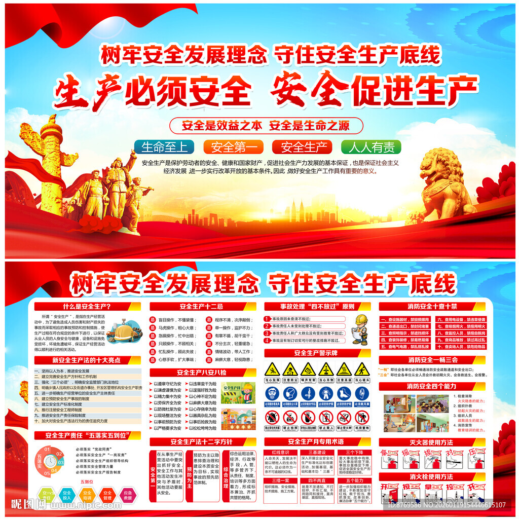安全生产展板