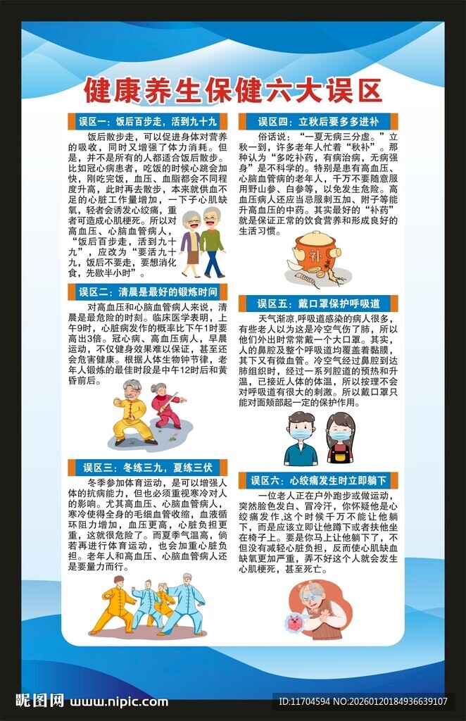 全民健康生活方式行动海报