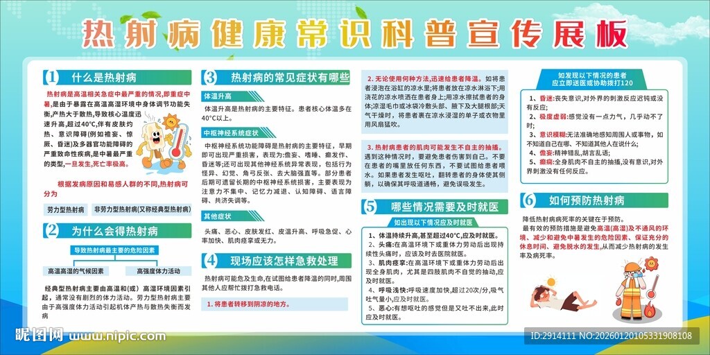 预防热射病宣传海报