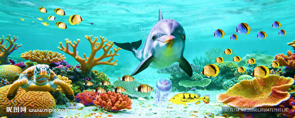 海底海洋世界风景图