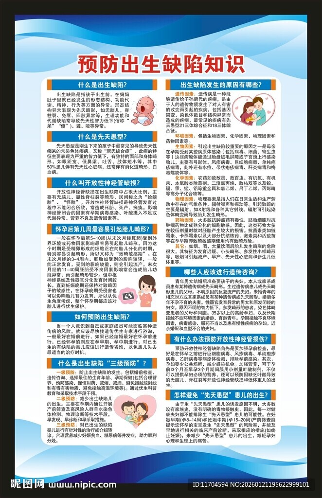预防出生缺陷日海报