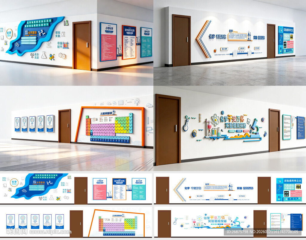 化学教室文化墙