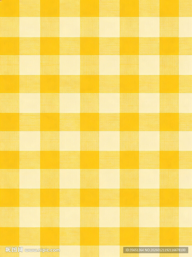 黄白格子图案背景