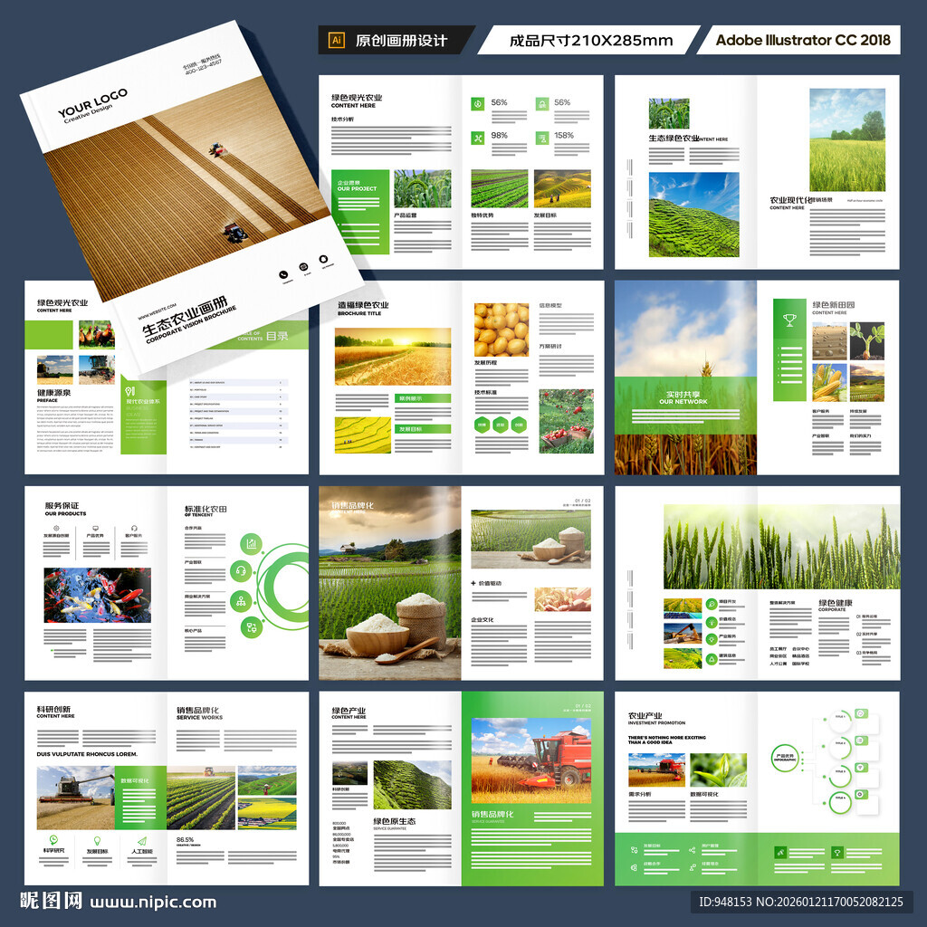 农业合作社画册