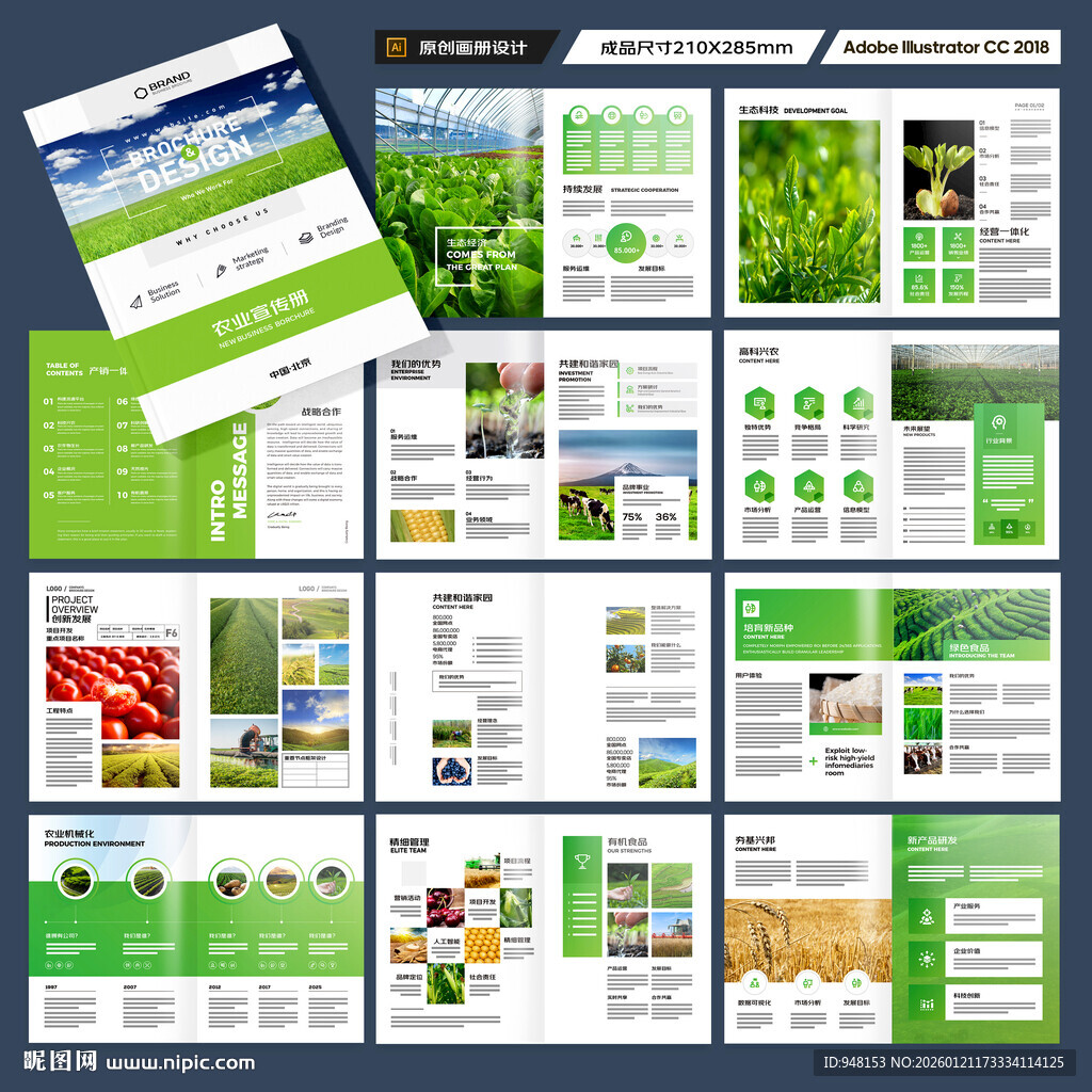农业合作社画册