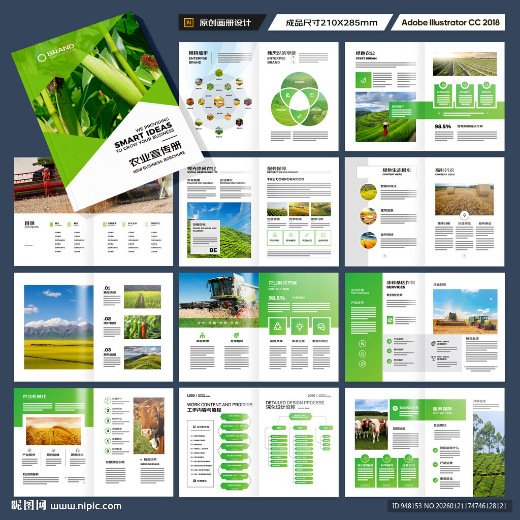 农业合作社画册