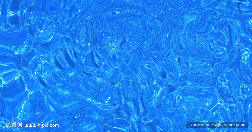 蓝色水波纹